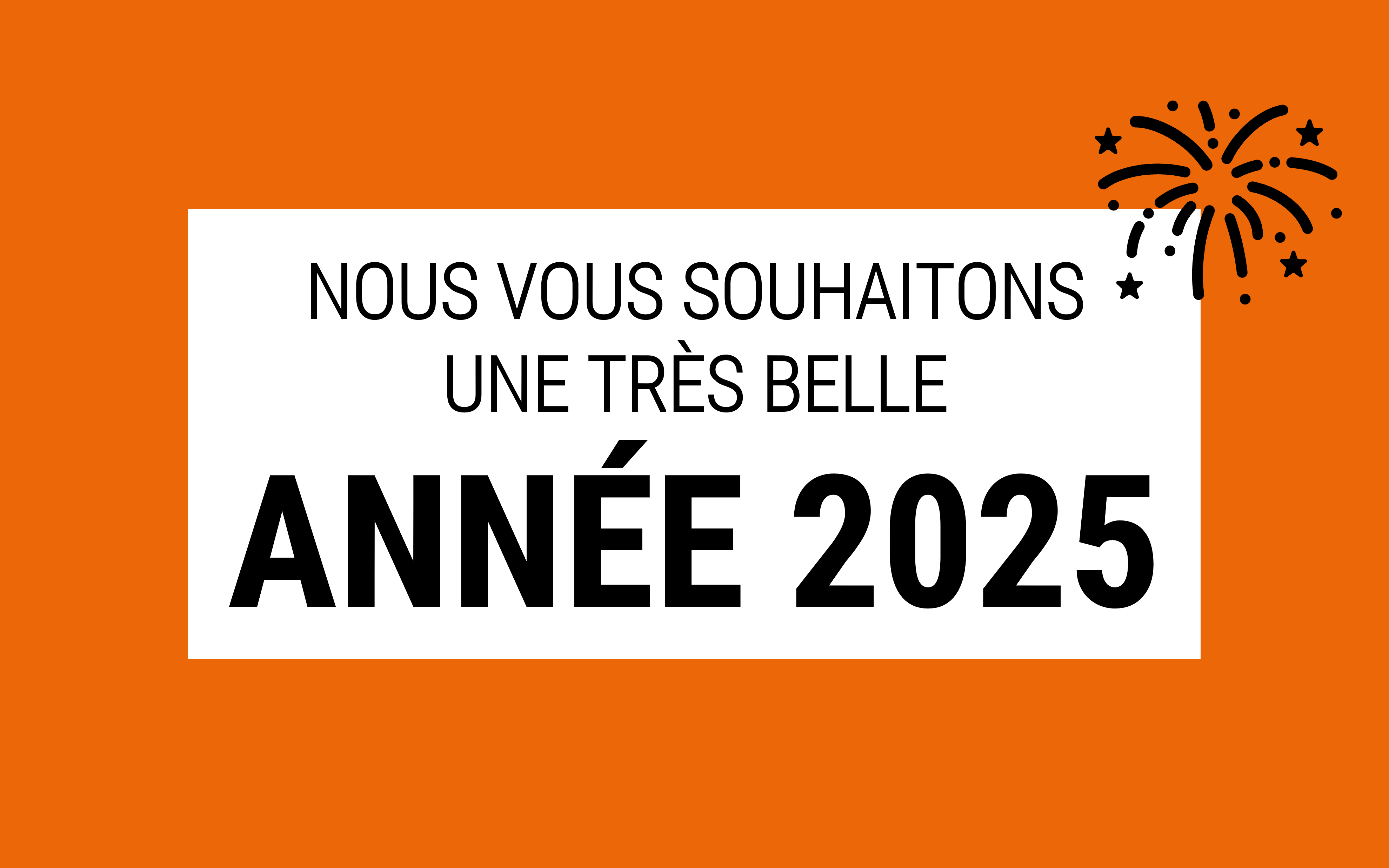 Cher client, toute l'équipe de Mastercom vous présente ses vœux les plus chaleureux ! Nous vous souhaitons une merveilleuse année 2025 remplie de succès, joie, santé et sécurité.